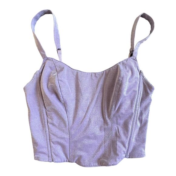 Victoria's Secret Tops - Vintage Victoria's Secret Pale Lilac Purple Corset Size Small/ 32